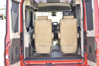 FORD TRANSIT 130 MEDIUM ROOF RED TRANSIT GALAXY VANS - CONVERSION VAN PERSONAL USE MOBILITY - 2020 FORD TRANSIT GALAXY - Image 10 of 29
