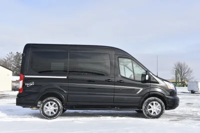 7 PASSENGER CONVERSION VAN LUXURY TRAVEL LOTS OF STORAGE BLACK & TAN INTERIOR BY WALDOCH - 2020 FORD TRANSIT GALAXY - Image 3 of 35