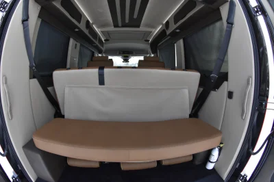 7 PASSENGER CONVERSION VAN LUXURY TRAVEL LOTS OF STORAGE BLACK & TAN INTERIOR BY WALDOCH - 2020 FORD TRANSIT GALAXY - Image 26 of 35