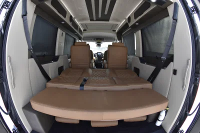 7 PASSENGER CONVERSION VAN LUXURY TRAVEL LOTS OF STORAGE BLACK & TAN INTERIOR BY WALDOCH - 2020 FORD TRANSIT GALAXY - Image 28 of 35