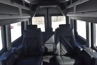 148 EL FORD TRANSIT CONVERSION VAN HIGH ROOF 9 SEATER LIMO MEETING WORK STATION JET DESKS CUSTOM - 2020 FORD TRANSIT GALAXY - Image 11 of 64