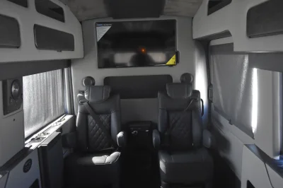 148 EL FORD TRANSIT CONVERSION VAN HIGH ROOF 9 SEATER LIMO MEETING WORK STATION JET DESKS CUSTOM - 2020 FORD TRANSIT GALAXY - Image 12 of 64