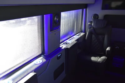 148 EL FORD TRANSIT CONVERSION VAN HIGH ROOF 9 SEATER LIMO MEETING WORK STATION JET DESKS CUSTOM - 2020 FORD TRANSIT GALAXY - Image 28 of 64