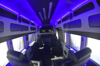 148 EL FORD TRANSIT CONVERSION VAN HIGH ROOF 9 SEATER LIMO MEETING WORK STATION JET DESKS CUSTOM - 2020 FORD TRANSIT GALAXY - Image 29 of 64