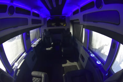 148 EL FORD TRANSIT CONVERSION VAN HIGH ROOF 9 SEATER LIMO MEETING WORK STATION JET DESKS CUSTOM - 2020 FORD TRANSIT GALAXY - Image 30 of 64