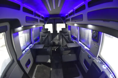 148 EL FORD TRANSIT CONVERSION VAN HIGH ROOF 9 SEATER LIMO MEETING WORK STATION JET DESKS CUSTOM - 2020 FORD TRANSIT GALAXY - Image 38 of 64