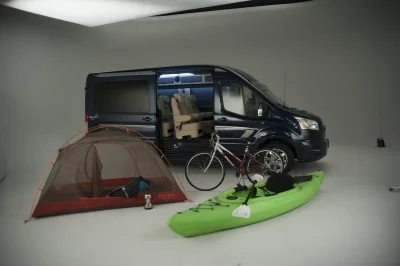 CUSTOM CONVERSION VAN ON FORD TRANSIT PHOTO SHOOT AT FORD FACTORY IN MICHIGAN WALDOCH VANS - 2020 FORD TRANSIT GALAXY - Image 1 of 116