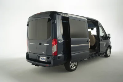 CUSTOM CONVERSION VAN ON FORD TRANSIT PHOTO SHOOT AT FORD FACTORY IN MICHIGAN WALDOCH VANS - 2020 FORD TRANSIT GALAXY - Image 104 of 116