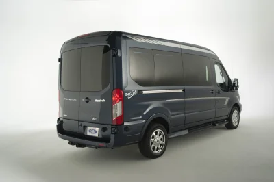 CUSTOM CONVERSION VAN ON FORD TRANSIT PHOTO SHOOT AT FORD FACTORY IN MICHIGAN WALDOCH VANS - 2020 FORD TRANSIT GALAXY - Image 108 of 116