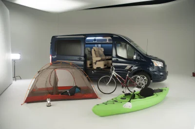 CUSTOM CONVERSION VAN ON FORD TRANSIT PHOTO SHOOT AT FORD FACTORY IN MICHIGAN WALDOCH VANS - 2020 FORD TRANSIT GALAXY - Image 18 of 116
