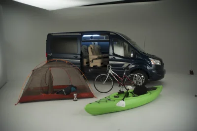 CUSTOM CONVERSION VAN ON FORD TRANSIT PHOTO SHOOT AT FORD FACTORY IN MICHIGAN WALDOCH VANS - 2020 FORD TRANSIT GALAXY - Image 2 of 116