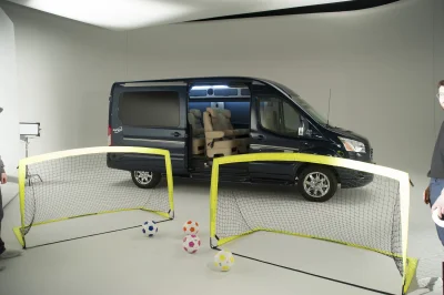 CUSTOM CONVERSION VAN ON FORD TRANSIT PHOTO SHOOT AT FORD FACTORY IN MICHIGAN WALDOCH VANS - 2020 FORD TRANSIT GALAXY - Image 27 of 116