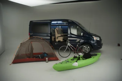 CUSTOM CONVERSION VAN ON FORD TRANSIT PHOTO SHOOT AT FORD FACTORY IN MICHIGAN WALDOCH VANS - 2020 FORD TRANSIT GALAXY - Image 3 of 116