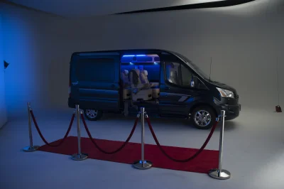 CUSTOM CONVERSION VAN ON FORD TRANSIT PHOTO SHOOT AT FORD FACTORY IN MICHIGAN WALDOCH VANS - 2020 FORD TRANSIT GALAXY - Image 67 of 116