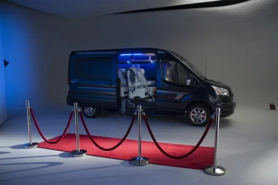 CUSTOM CONVERSION VAN ON FORD TRANSIT PHOTO SHOOT AT FORD FACTORY IN MICHIGAN WALDOCH VANS - 2020 FORD TRANSIT GALAXY - Image 70 of 116