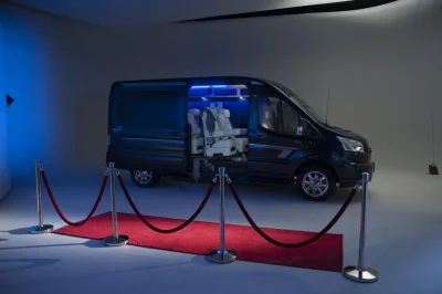 CUSTOM CONVERSION VAN ON FORD TRANSIT PHOTO SHOOT AT FORD FACTORY IN MICHIGAN WALDOCH VANS - 2020 FORD TRANSIT GALAXY - Image 73 of 116