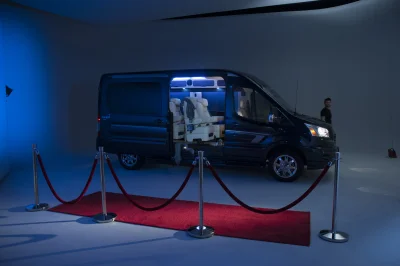 CUSTOM CONVERSION VAN ON FORD TRANSIT PHOTO SHOOT AT FORD FACTORY IN MICHIGAN WALDOCH VANS - 2020 FORD TRANSIT GALAXY - Image 76 of 116