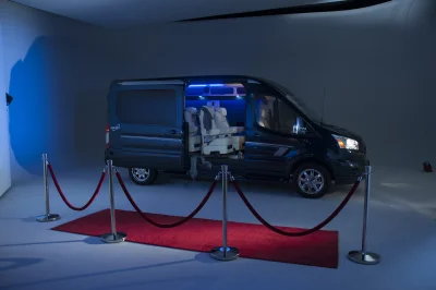 CUSTOM CONVERSION VAN ON FORD TRANSIT PHOTO SHOOT AT FORD FACTORY IN MICHIGAN WALDOCH VANS - 2020 FORD TRANSIT GALAXY - Image 81 of 116
