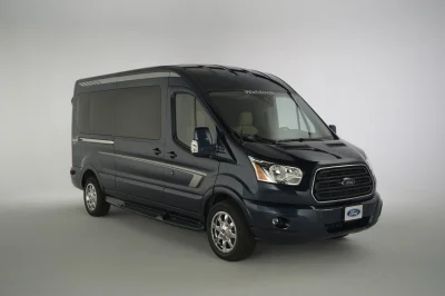 CUSTOM CONVERSION VAN ON FORD TRANSIT PHOTO SHOOT AT FORD FACTORY IN MICHIGAN WALDOCH VANS - 2020 FORD TRANSIT GALAXY - Image 91 of 116