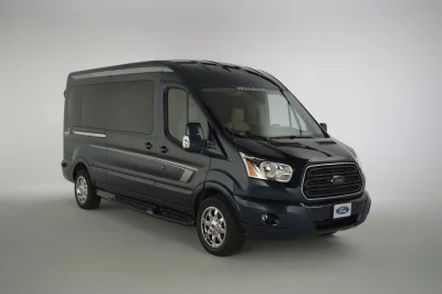 CUSTOM CONVERSION VAN ON FORD TRANSIT PHOTO SHOOT AT FORD FACTORY IN MICHIGAN WALDOCH VANS - 2020 FORD TRANSIT GALAXY - Image 93 of 116