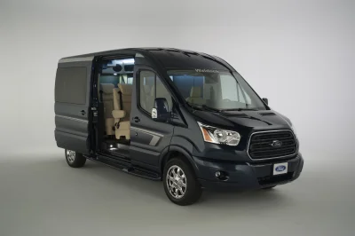 CUSTOM CONVERSION VAN ON FORD TRANSIT PHOTO SHOOT AT FORD FACTORY IN MICHIGAN WALDOCH VANS - 2020 FORD TRANSIT GALAXY - Image 96 of 116