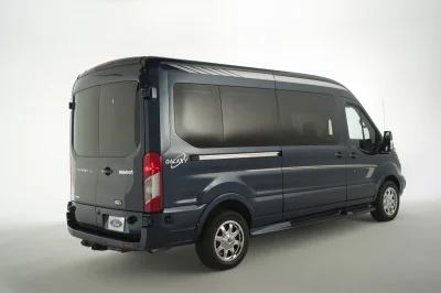 CUSTOM CONVERSION VAN ON FORD TRANSIT PHOTO SHOOT AT FORD FACTORY IN MICHIGAN WALDOCH VANS - 2020 FORD TRANSIT GALAXY - Image 99 of 116