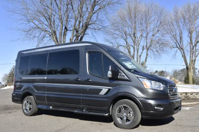 CUSTOM FORD TRANSIT GALAXY MOBILITY 5 PASSENGER VAN RICON LIFT GREY LUXURY VAN - WALDOCH - 2020 FORD TRANSIT GALAXY - Image 12 of 20