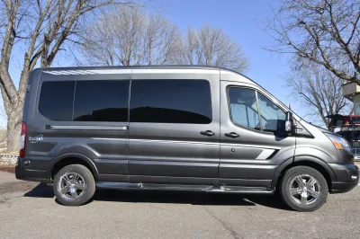 CUSTOM FORD TRANSIT GALAXY MOBILITY 5 PASSENGER VAN RICON LIFT GREY LUXURY VAN - WALDOCH - 2020 FORD TRANSIT GALAXY - Image 13 of 20