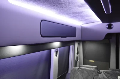 CUSTOM FORD TRANSIT GALAXY MOBILITY 5 PASSENGER VAN RICON LIFT GREY LUXURY VAN - WALDOCH - 2020 FORD TRANSIT GALAXY - Image 6 of 20