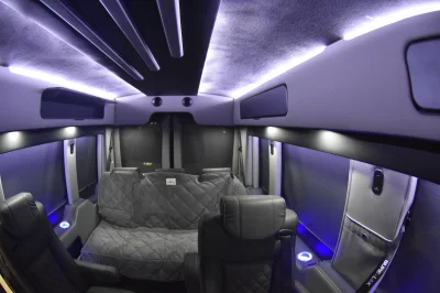 CUSTOM FORD TRANSIT GALAXY MOBILITY 5 PASSENGER VAN RICON LIFT GREY LUXURY VAN - WALDOCH - 2020 FORD TRANSIT GALAXY - Image 9 of 20