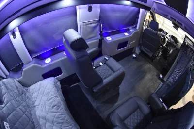CUSTOM FORD TRANSIT GALAXY MOBILITY 5 PASSENGER VAN RICON LIFT GREY LUXURY VAN - WALDOCH - 2020 FORD TRANSIT GALAXY - Image 10 of 20