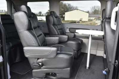 FORD TRANSIT 130 7 PASSENGER CONVERSION VAN LUXURY TRAVEL FAMILY VEHICLE BY WALDOCH LANDMARK EDITION - 2020 FORD TRANSIT LANDMARK - Image 7 of 18