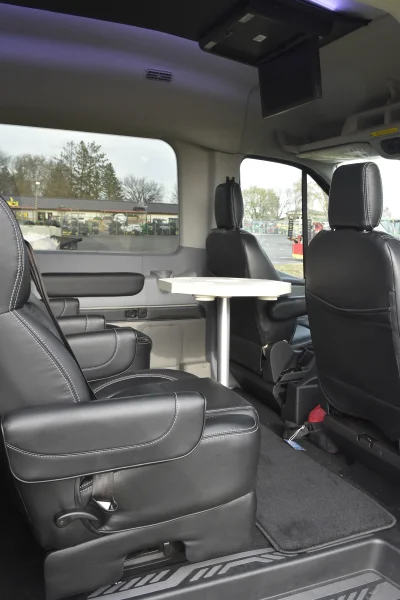 FORD TRANSIT 130 7 PASSENGER CONVERSION VAN LUXURY TRAVEL FAMILY VEHICLE BY WALDOCH LANDMARK EDITION - 2020 FORD TRANSIT LANDMARK - Image 9 of 18