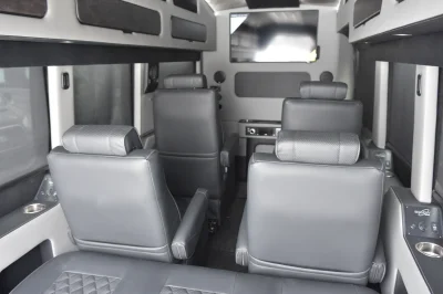 FORD TRANSIT 148 EL LUXURY LIMO PRIVATE JET ON WHEELS BY WALDOCH 9 PASSENGER PARTY WITH MEETINGS - 2020 FORD TRANSIT LIMO - Image 35 of 37