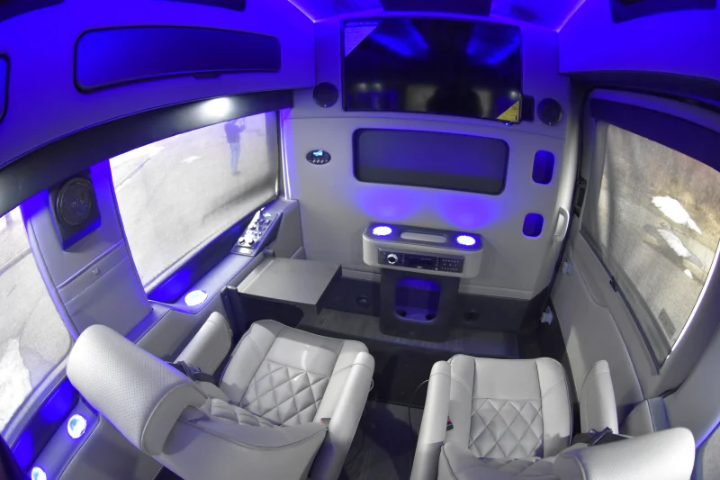 Ford Transit 148 EL LIMO Passenger Van Drink and ride in Most states - Waldoch Conversion Van by Waldoch Crafts