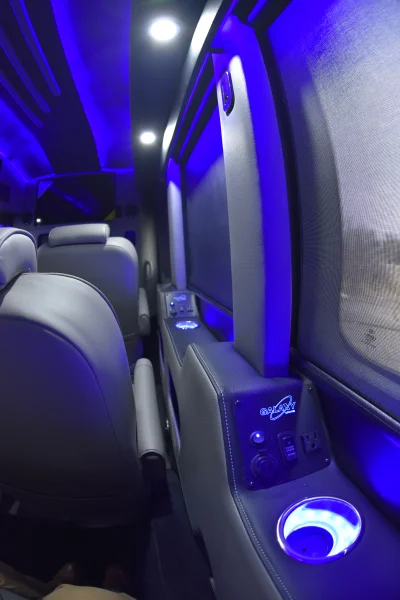 FORD TRANSIT 148 EL LIMO PASSENGER VAN DRINK AND RIDE IN MOST STATES - WALDOCH CONVERSION VAN - 2020 FORD TRANSIT LIMO - Image 23 of 59
