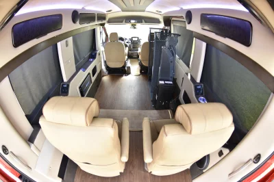 CUSTOM 130 MEDIUM ROOF CONVERSION VAN 5 PASSENGER MOBILITY LUXURY VAN BY WALDOCH - 2020 FORD TRANSIT MOBILITY - Image 12 of 29