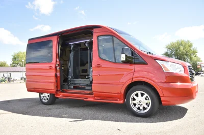 CUSTOM 130 MEDIUM ROOF CONVERSION VAN 5 PASSENGER MOBILITY LUXURY VAN BY WALDOCH - 2020 FORD TRANSIT MOBILITY - Image 18 of 29
