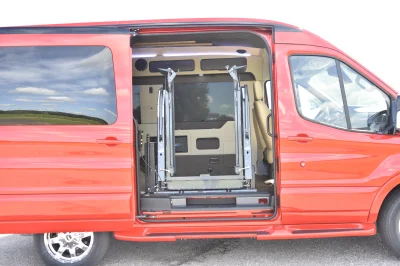 CUSTOM 130 MEDIUM ROOF CONVERSION VAN 5 PASSENGER MOBILITY LUXURY VAN BY WALDOCH - 2020 FORD TRANSIT MOBILITY - Image 19 of 29