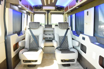 FORD TRANSIT CONVERSION VAN 7 PASSENGER MOBILITY READY LUXURY VAN BY WALDOCH TRAVEL - 2020 FORD TRANSIT MOBILITY - Image 1 of 16