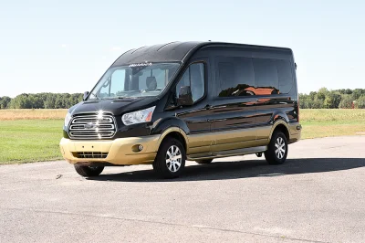 GOLD AND SHADOW BLACK - 2020 FORD TRANSIT MOBILITY - Image 1 of 16