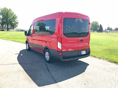 RED 130 FORD TRANSIT MOBILITY ADA VAN WITH FACTORY SEATING BY WALDOCH - 2020 FORD TRANSIT MOBILITY - Image 6 of 8