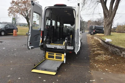 FORD TRANSIT 148 EL WHITE MOBILITY FLEET VAN PASSENGER ADA - 2020 FORD TRANSIT MOBILITY - Image 16 of 28