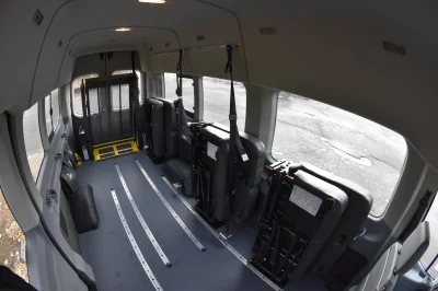 FORD TRANSIT 148 EL WHITE MOBILITY FLEET VAN PASSENGER ADA - 2020 FORD TRANSIT MOBILITY - Image 22 of 28