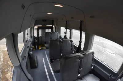 FORD TRANSIT 148 EL WHITE MOBILITY FLEET VAN PASSENGER ADA - 2020 FORD TRANSIT MOBILITY - Image 23 of 28