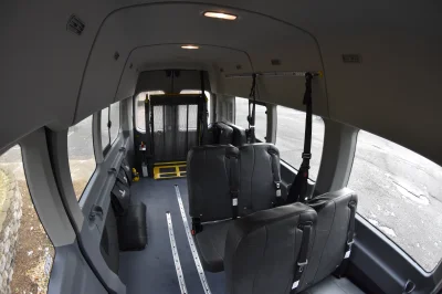 FORD TRANSIT 148 EL WHITE MOBILITY FLEET VAN PASSENGER ADA - 2020 FORD TRANSIT MOBILITY - Image 27 of 28