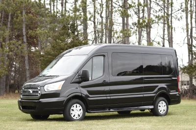 SHADOW BLACK I - 2020 FORD TRANSIT SHUTTLE - Image 1 of 14