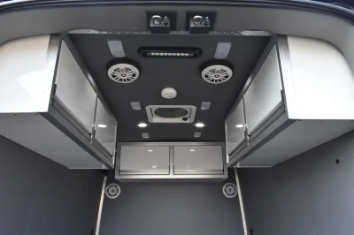 FORD TRANSIT 148 EL HIGH ROOF DUALLY MOTO VAN BY WALDOCH CUSTOM GARAGE ON WHEELS - 2022 FORD TRANSIT CAMPER - Image 11 of 20