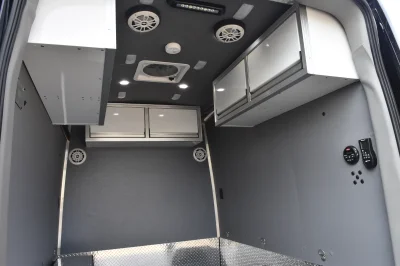 FORD TRANSIT 148 EL HIGH ROOF DUALLY MOTO VAN BY WALDOCH CUSTOM GARAGE ON WHEELS - 2022 FORD TRANSIT CAMPER - Image 3 of 20