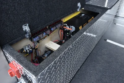 FORD TRANSIT 148 EL HIGH ROOF DUALLY MOTO VAN BY WALDOCH CUSTOM GARAGE ON WHEELS - 2022 FORD TRANSIT CAMPER - Image 7 of 20